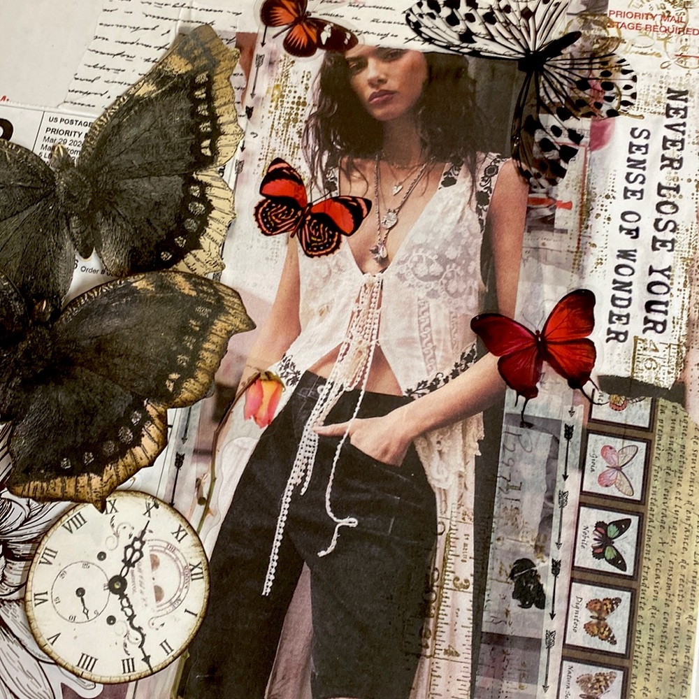 grateful art mailer / for Juanita